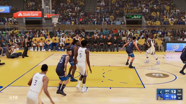 NBA 2k23 Xbox Series XS My NBA Playoffs 2023 Timberwolves VS Warriors смотреть онлайн