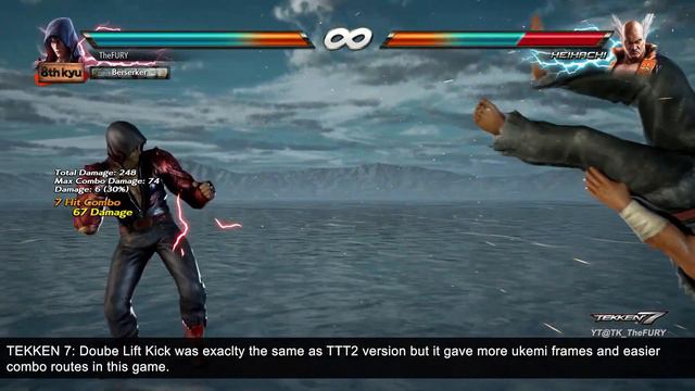 Evolution of Jin's Cancan Combo (Tekken 3 ~ 8) смотреть онлайн
