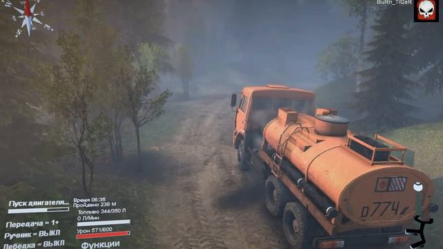 Первый запуск игры Spintires! смотреть онлайн