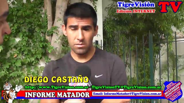 TigreVisión TV: Nota a Diego Castaño en la previa con Boca смотреть онлайн