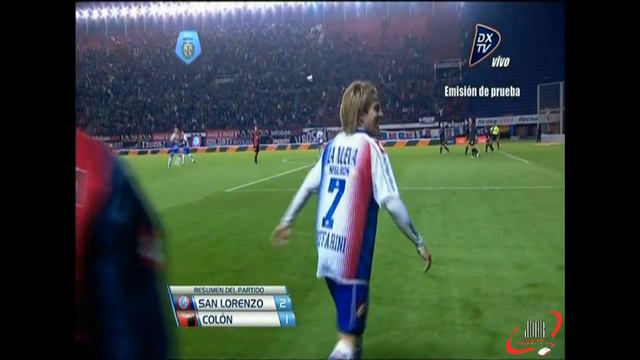 GOLES Y FESTEJOS - SAN LORENZO 2 COLON 1 - FECHA 6 (08 09 2012) смотреть онлайн