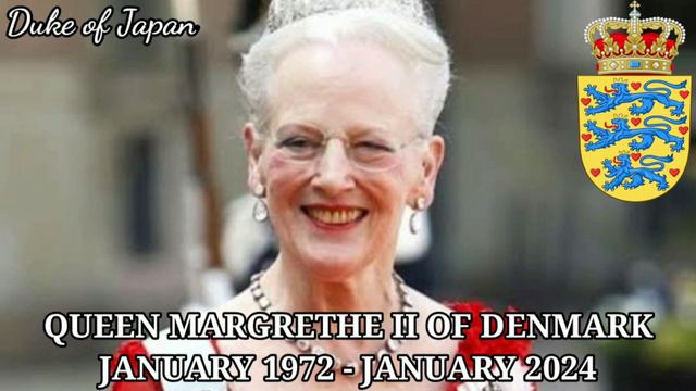 Tribute to Queen Margrethe II of Denmark | Long Live the King! - "Der er et Yndigt Land" смотреть онлайн