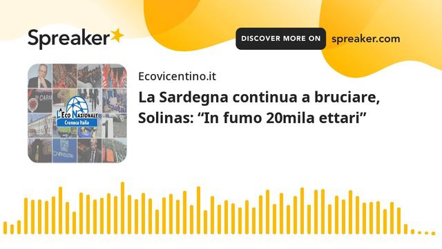 La Sardegna continua a bruciare, Solinas: “In fumo 20mila ettari” смотреть онлайн
