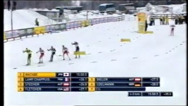 2011/12 combinata 10 km Liberec/2 - Akito Watabe, Lamy Chappuis, Stecher смотреть онлайн