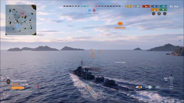Twist & track the LEGAL CHEAT - World of Warships Legends смотреть онлайн