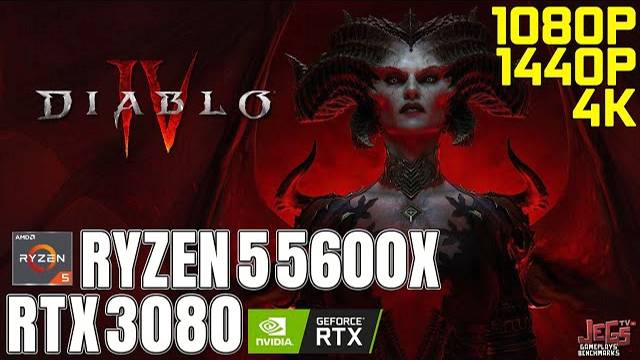 ТЕСТ RYZEN 5600X RTX3080 1080X1440P4K