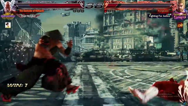 The Darkside : Tekken 7 Heihachi Online Highlights #4 смотреть онлайн