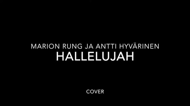 Marion Rung Ja Antti Hyvärinen - Hallelujah (Finnish) смотреть онлайн