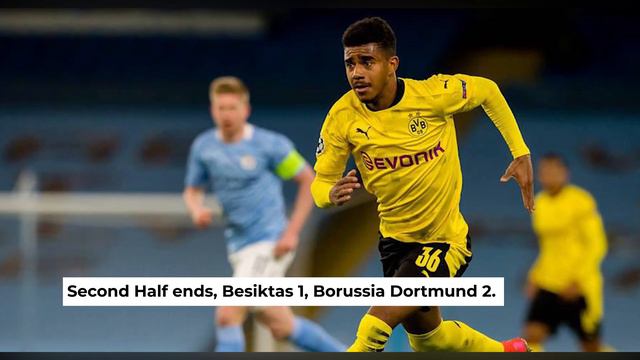 Besiktas 1-2 Borussia Dortmund: Jude Bellingham shines with goal and assist смотреть онлайн