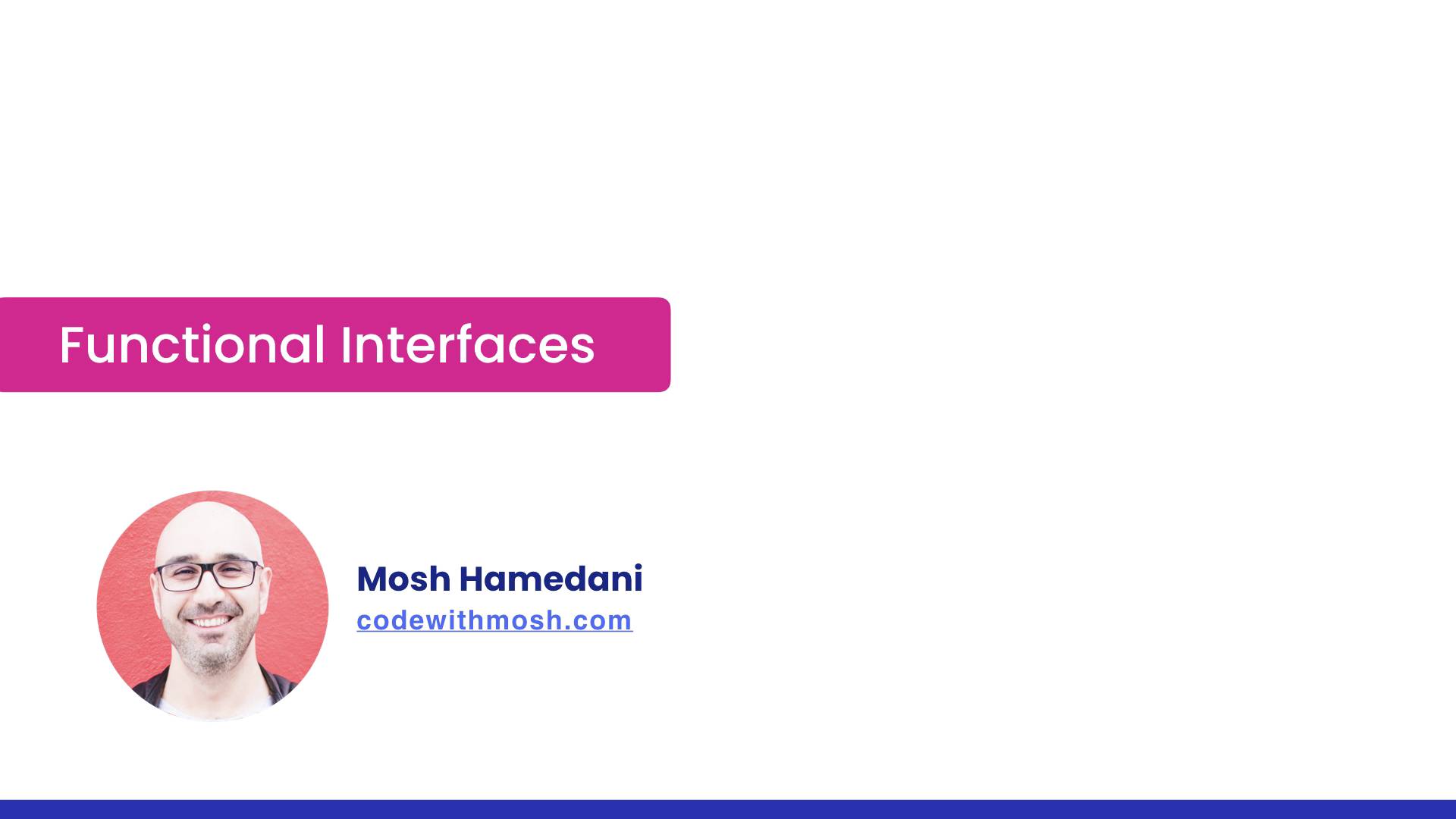43- Functional Interfaces смотреть онлайн