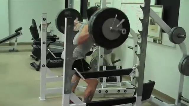 Jamie Varner squat's 335lbs 10x смотреть онлайн