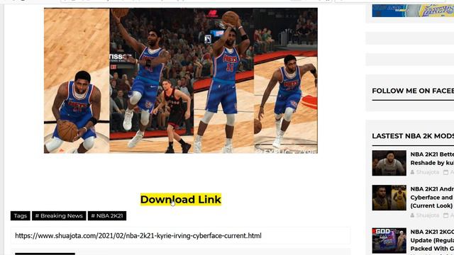 NBA 2K21 Mods Kyrie Irving Cyberface смотреть онлайн
