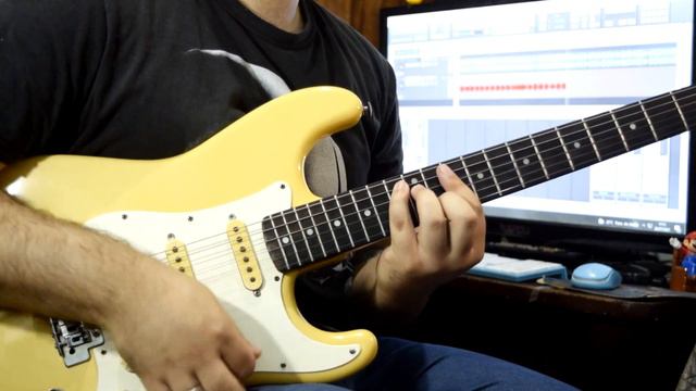 É Mentira - Vitor Fernandes - Guitarra Cover + Cifra - Luiz Eduardo Zebu смотреть онлайн