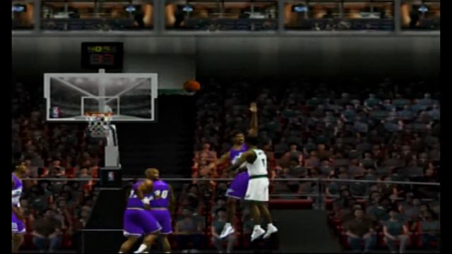 Kevin Garnett Windmill Alley Oop - NBA Live 2002 смотреть онлайн