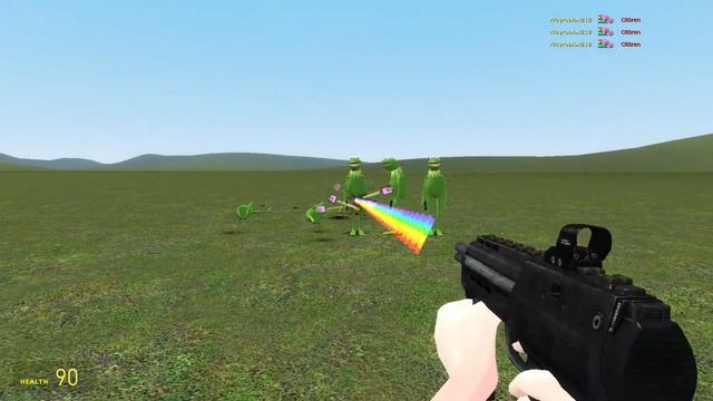 Using Nyan Cat Gun On Kermit... (GMOD) смотреть онлайн