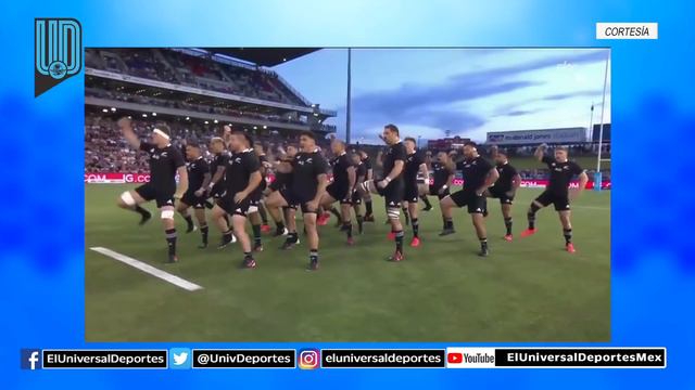 El espectacular homenaje a Diego Maradona durante el haka en Nueva Zelanda смотреть онлайн