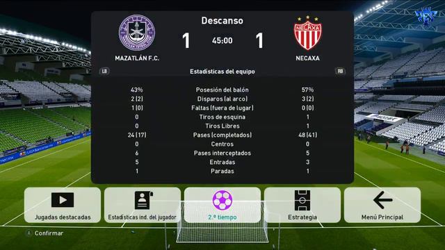 MAZATLÁN vs NECAXA | Jornada 1 Liga MX GUARDIANES 2021 | PES 2020 | Gameplay PC смотреть онлайн