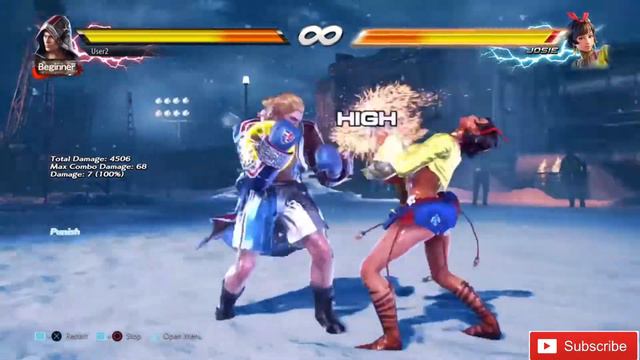 Tekken 7 Josie Rizal "Punishment Tutorial" смотреть онлайн