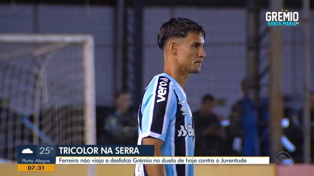 Ferreira desfalca o Grêmio contra o Juventude смотреть онлайн