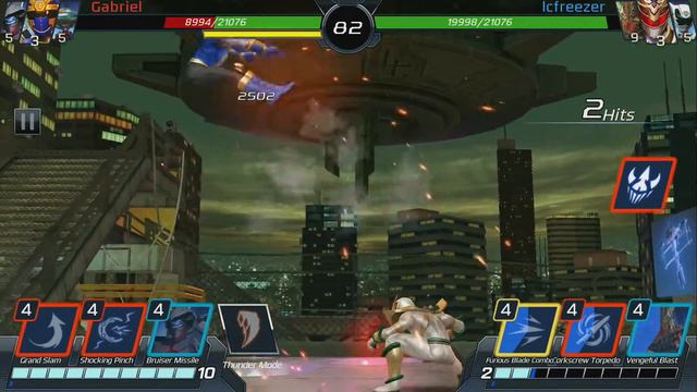 Power Rangers: Legacy Wars (Android) - Blake vs. Drakkon смотреть онлайн