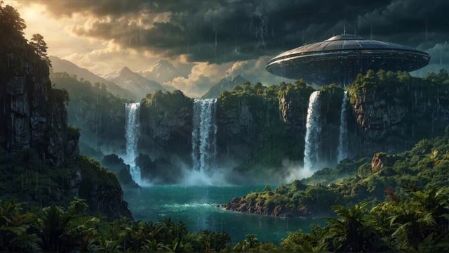 Расслабляющая научно-фантастическая музыка и спокойная космическая медитация в стиле Эмбиент смотреть онлайн