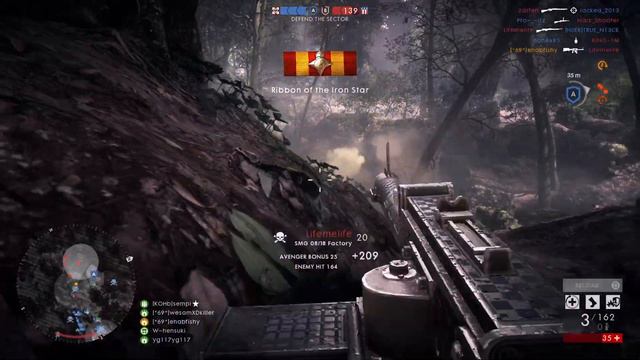 Battlefield 1 Operation Argonne Forest 102 kills with SMG 08/18 смотреть онлайн