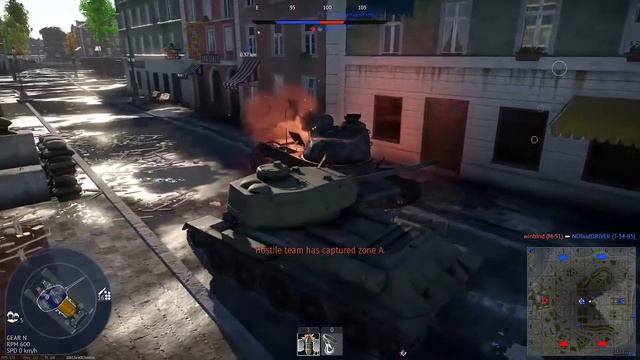 Russian bias T34 85,War thunder gameplay(No Commentary) смотреть онлайн