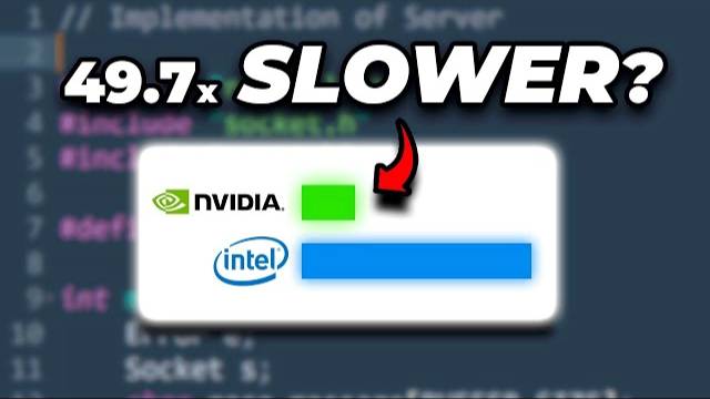 comparing GPUs to CPUs isn't fair смотреть онлайн
