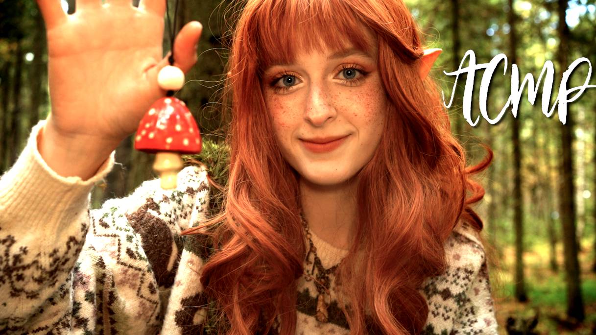 АСМР Эльфийка нашла тебя в лесу и задаривает вещичками | Goblincore Ролевая игра | Тихий шепот смотреть онлайн