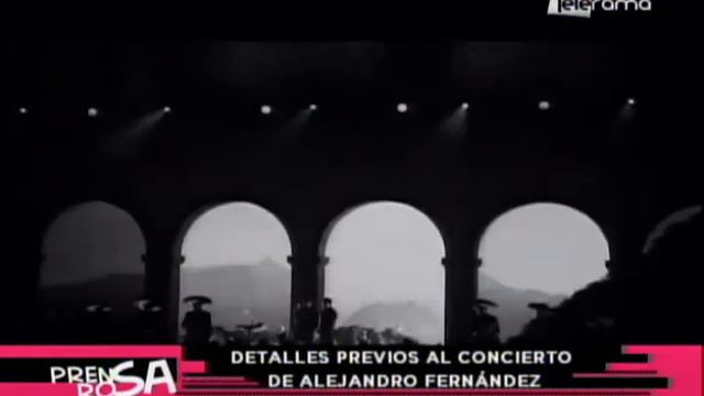 Detalles previos al concierto de Alejandro Fernández смотреть онлайн