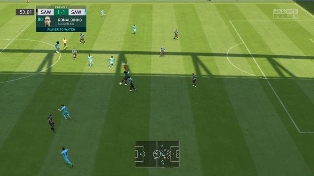 FIFA 22 RONALDINHO. Soccer Aid Charity Game смотреть онлайн