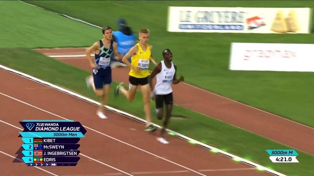 Men's 3000m. Lausanne Athletissima. Diamond League. Stade Olympique de la Pontaise. August 26, 202 смотреть онлайн