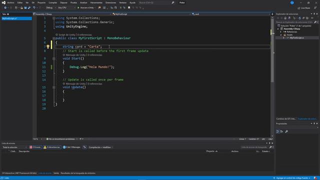 Curso de Unity y C con Poker - 2 - Introducción a C смотреть онлайн