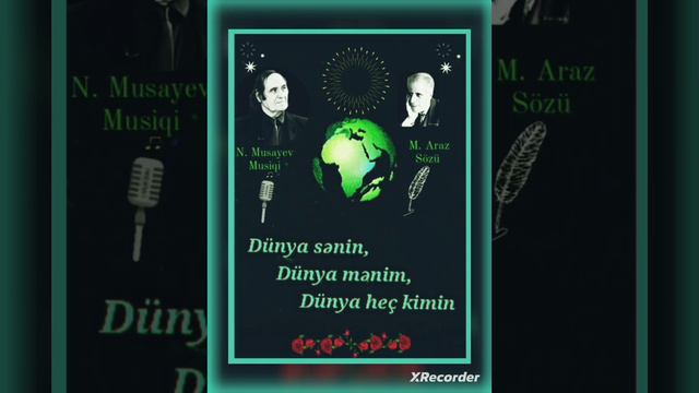 Dünya sənin dünya mənim dünya heç kimin Niyaməddin Musayev Musiqi. Məmməd Araz sözləri. смотреть онлайн