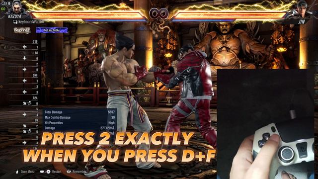 TEKKEN 8 How to do EWGF (Electrics) on CONTROLLER / PAD (with HAND CAM) @The_Keyboard_Warrior смотреть онлайн