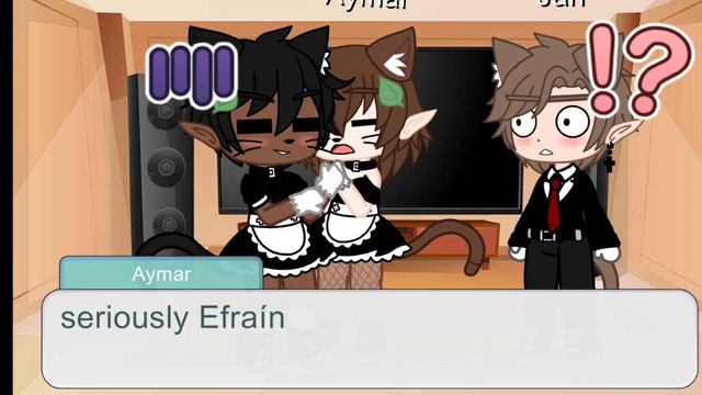 Aymar and her friend||dress in a cat maid and a cat bodyguard||cringe???||funny idk|| from 2020-202 смотреть онлайн