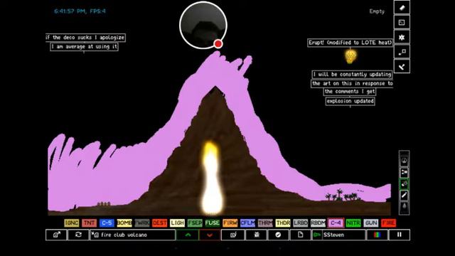 Powder Toy Volcano смотреть онлайн