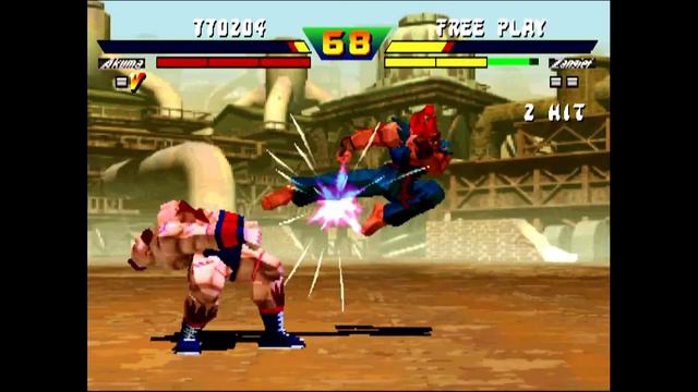 Street Fighter EX Plus (Arcade) Playthrough as Akuma смотреть онлайн