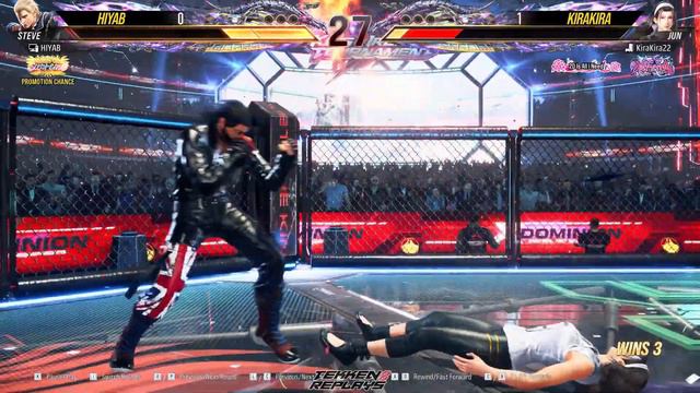 T8 🔥 KiraKira (Jun) Vs Hiyab (Steve) 🔥 Tekken 8 High Level Gameplay