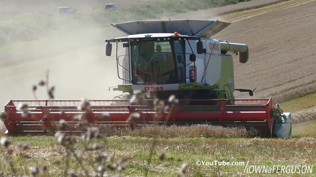 Claas Lexion 560 & 670 | Fendt 828 Vario | Wheat Harvest 2016 - Børglum Kloster смотреть онлайн