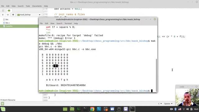 6-Bitboard CHESS ENGINE in C_ masking relevant bishop occupancy bits to form a key for MAGIC BITBOAR смотреть онлайн