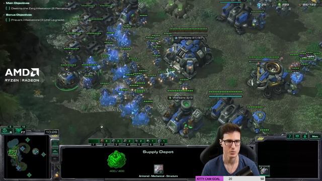 Wings of Liberty NIGHTMARE DIFFICULTY: This is impossible. Seriously. Part 6 - StarCraft 2 смотреть онлайн