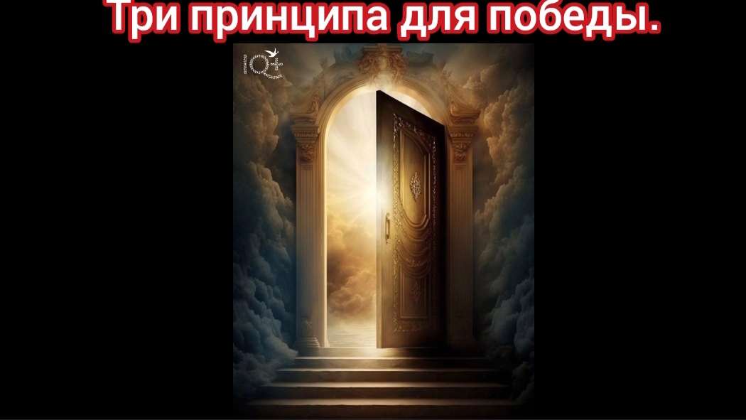 ТРИ ПРИНЦИПА ДЛЯ ПОБЕДЫ.