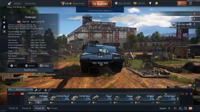 WT || Tank Stats 2.0 - 1.77 Dev Server [Top Tier Tanks] смотреть онлайн