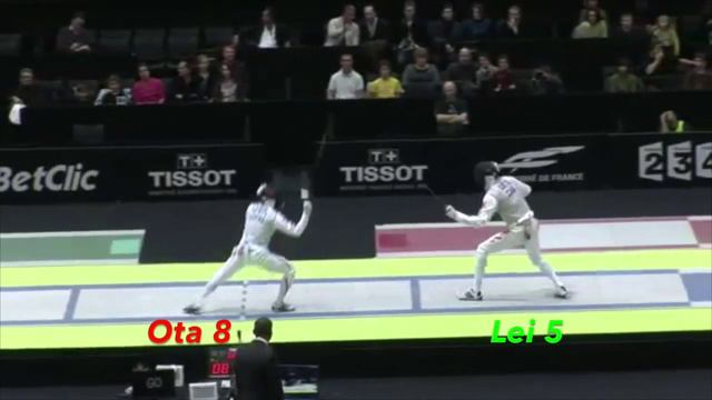 Olympic Fencing - Y. Ota vs L. Sheng (2010)