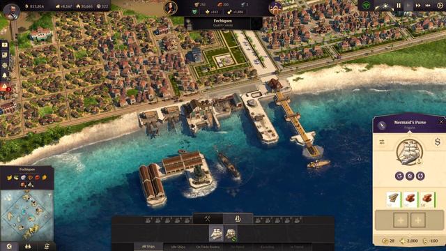 ANNO 1800 Sandbox ALL DLC's EP.006 -- New Layout in CrownyFalls, First Battle Cruzer at the Ready смотреть онлайн