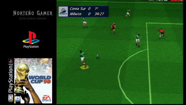 FIFA World Cup 98 - Playstation 1 - Gameplay смотреть онлайн