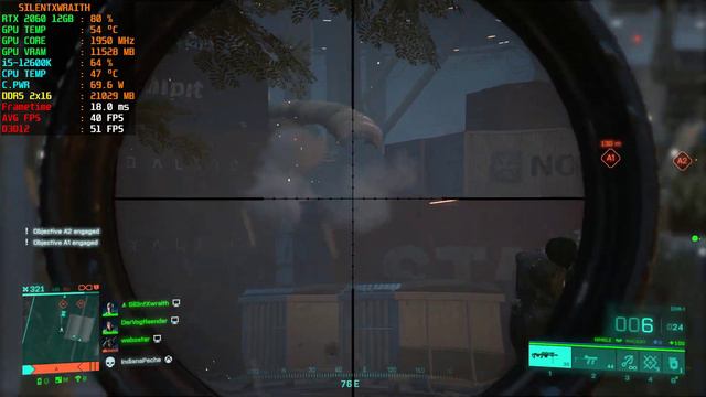 Battlefield 2042 RTX 2060 12GB | i5-12600K | Ultra Settings DLSS Quality смотреть онлайн