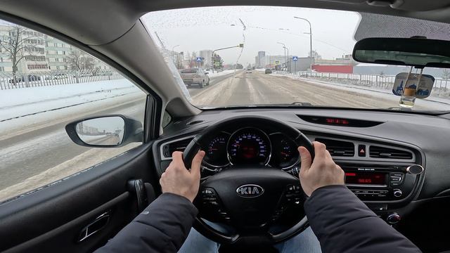 2014 Kia Ceed POV TEST DRIVE смотреть онлайн