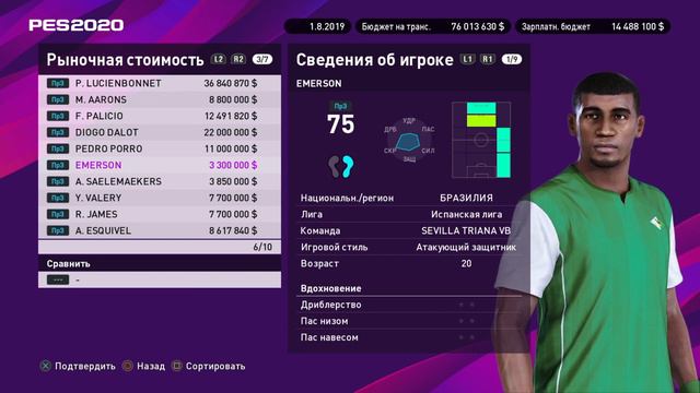 Перспективные игроки PES 2020. Молодые Таланты Пес 2020. RussReeves смотреть онлайн